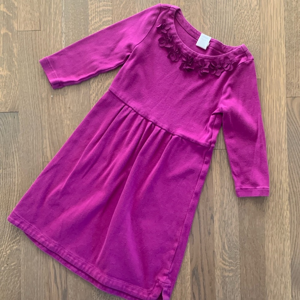 Crewcuts Dress Floral Collar Size 7